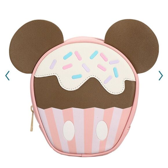 Disney’s Mickey Mouse Cupcake Cosmetic Bag NWT - Picture 5 of 7